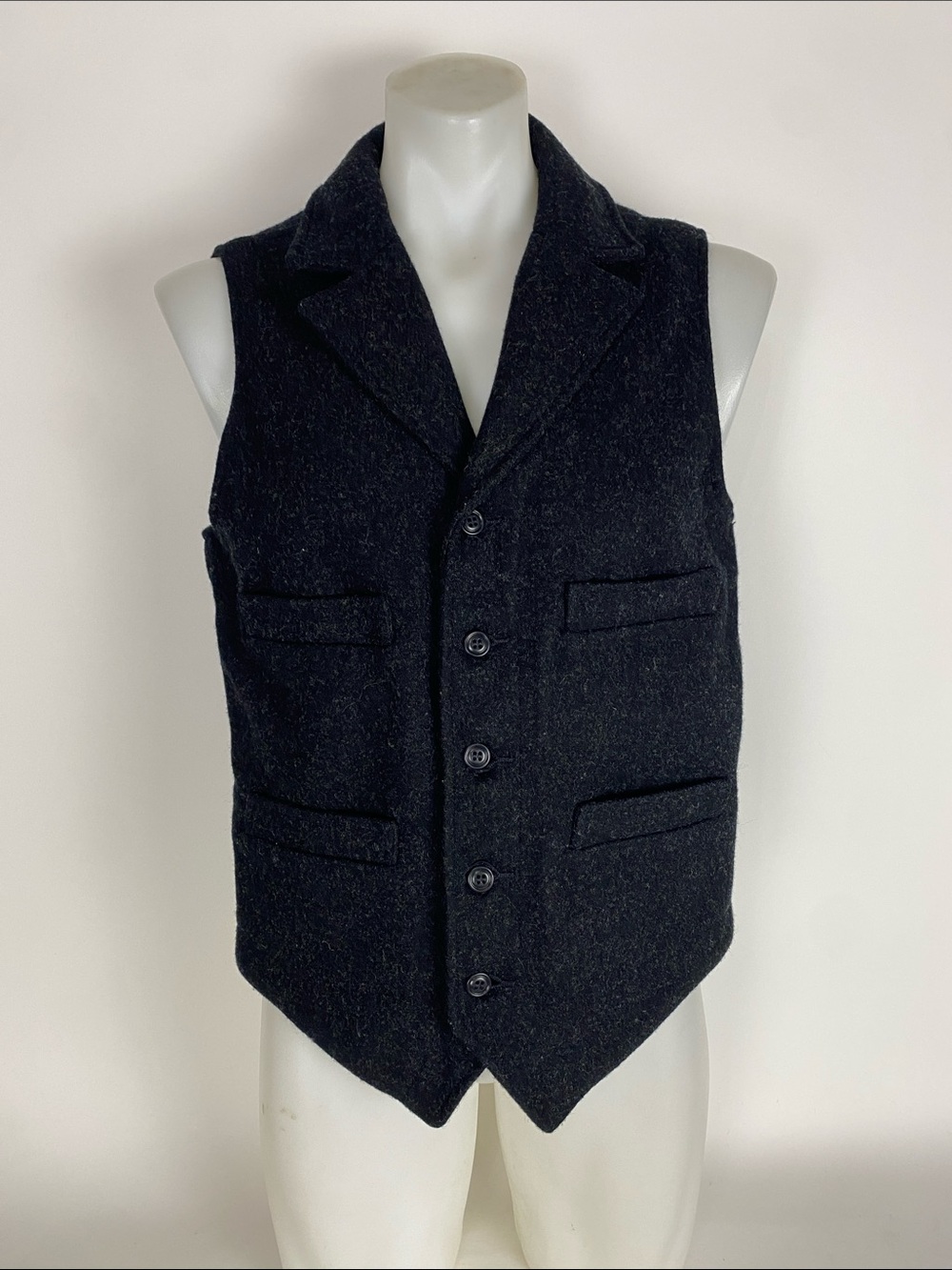 Filson Mackinaw Wool Vest Black Men’s Size Medium